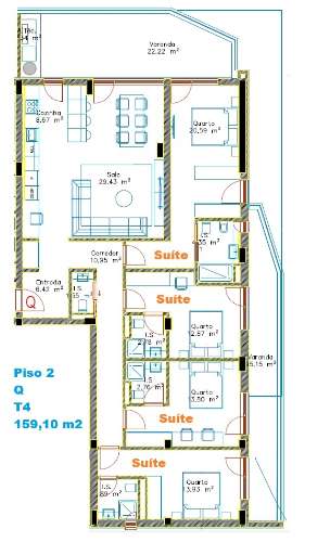 Apartamento T4 - Quinta da Portela - Coimbra/Venda