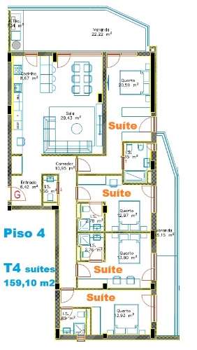 Apartamento T4 - Quinta da Portela - Coimbra/Venda