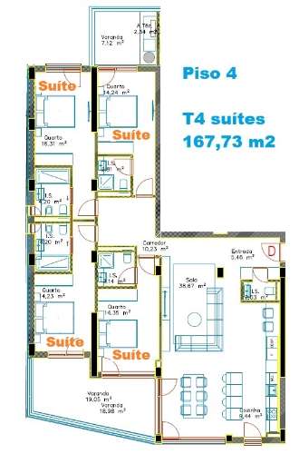 Apartamento T4 - Quinta da Portela - Coimbra/Venda