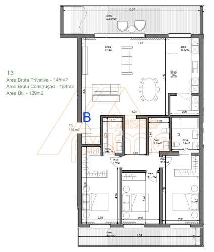 Apartamento T3 - Santa Clara - Coimbra/Venda