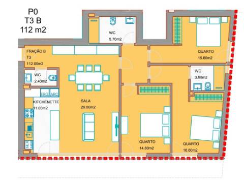Apartamento T3 - Cantanhede/Venda