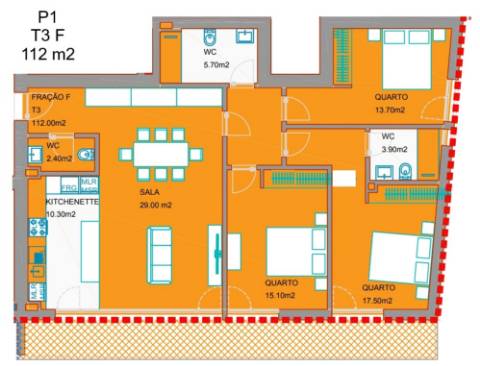 Apartamento T3 - Cantanhede/Venda