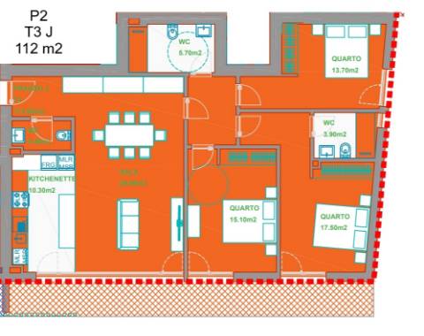Apartamento T3 - Cantanhede/Venda