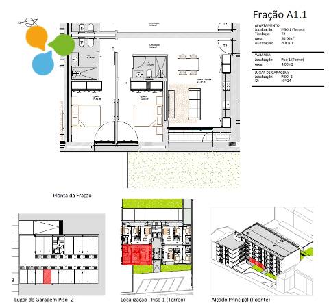 Apartamento T2 em Paranhos
