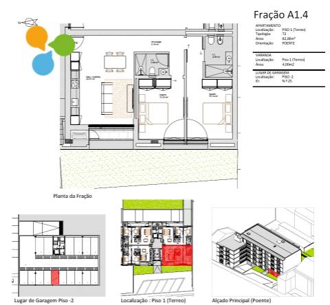 Apartamento T2 em Paranhos