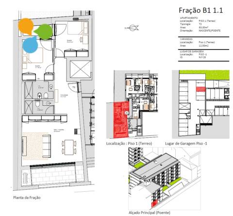 Apartamento T2 em Paranhos