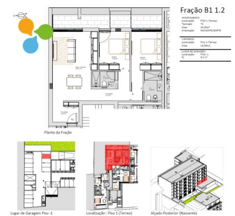 Apartamento T2 em Paranhos