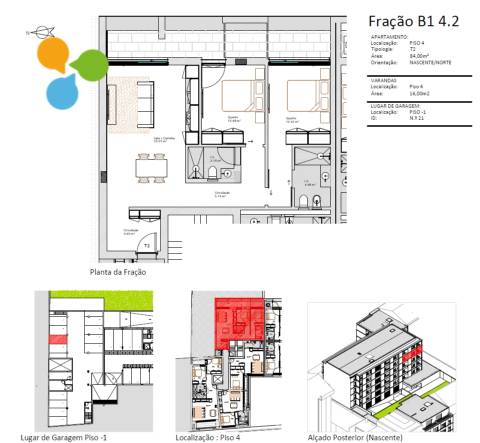 Apartamento T2 em Paranhos