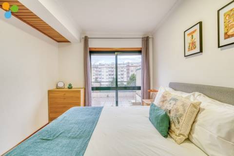 T1 para arrendamento com Terraço Amplo em São Mamede de Infesta – Totalmente Mobilado e Equipado