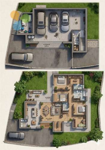Terreno com projeto aprovado e elevada capacidade construtiva - São Pedro da Cova