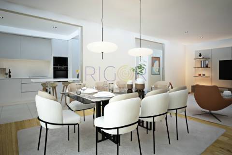 Apartamento T3 com terraço e varanda no Centro da Maia