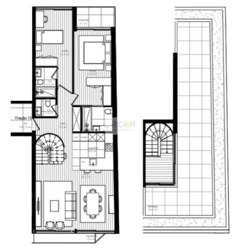 Apartamento T2 Dúplex novo a 600mts da praia de Leça da Palmeira