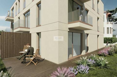 Apartamentos T1 com terraço em novo condomínio fechado, entre a praia e o centro de Matosinhos