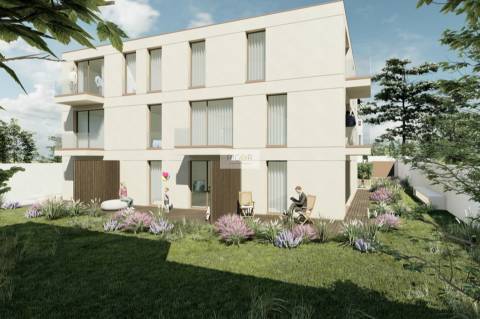 Apartamentos T1 com terraço em novo condomínio fechado, entre a praia e o centro de Matosinhos