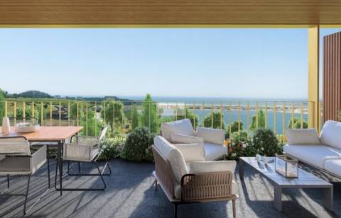 Apartamento T2 com terraço em construção