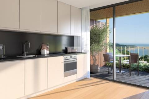 Apartamento T2 com varanda em construção