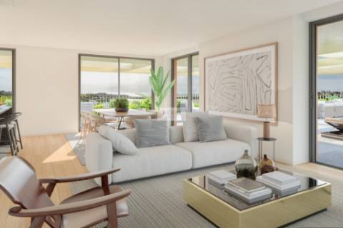 Apartamento T3 com varanda em construção