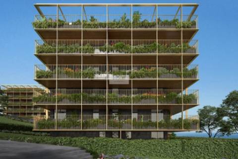 Apartamento T3 com varanda em construção