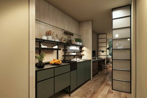 Apartamento T0 mobilado e equipado junto á rotunda AEP e estrada da Circunvalação