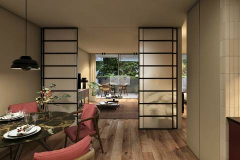 Apartamento T1 mobilado e equipado junto á rotunda AEP e estrada da Circunvalação