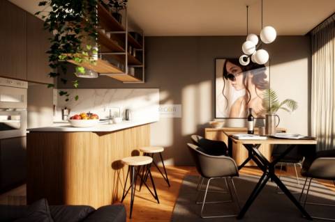 Apartamento T1 com varanda no coração de Leça da Palmeira