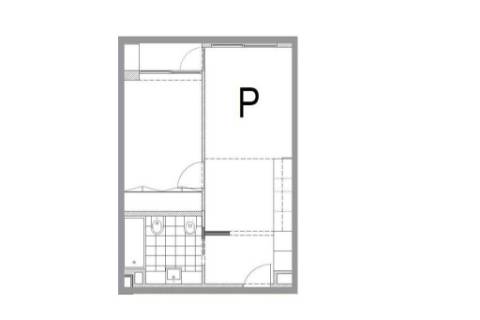 Apartamento T1 com arrumo em construção em Pedrouços