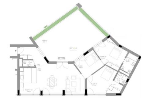 Apartamento T2+1 com 2 suites e com Terraço em construção no Bonfim