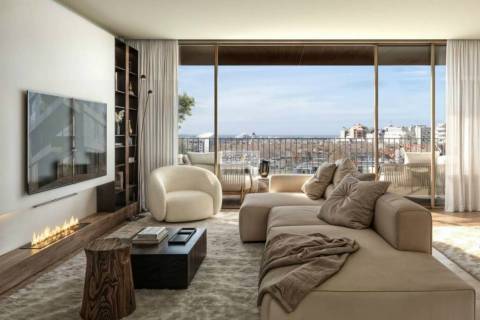 Apartamento T3 com varanda em construção em Matosinhos Sul