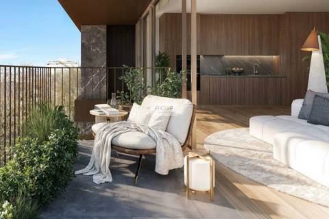 Apartamento T3 com varanda em construção em Matosinhos Sul