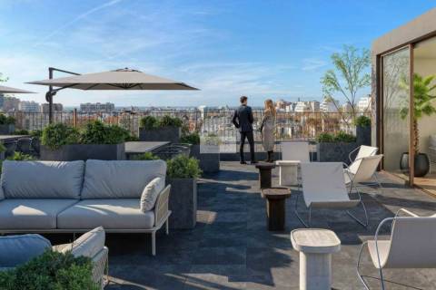 Apartamento T3 com varanda em construção em Matosinhos Sul