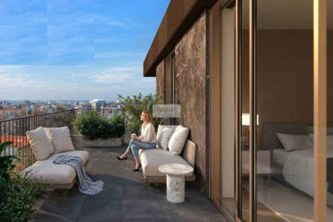 Apartamento T2 em construção em Matosinhos Sul