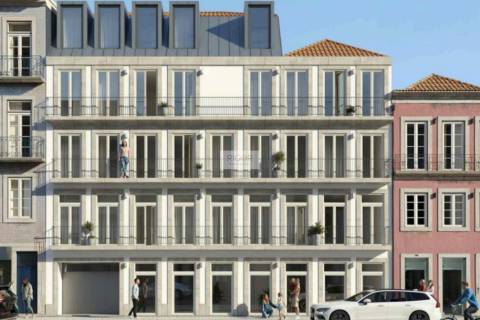 Apartamento T2+1 com terraço e varanda em construção a Cedofeita.