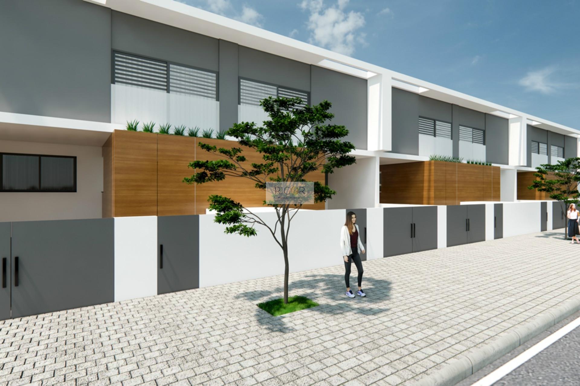 Moradia T3 de 2 frentes e jardim em construção em Águas Santas