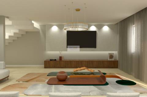 Moradia T3 de 3 frentes e jardim em construção em Águas Santas