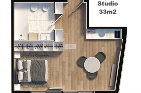 Apartamento T0 no centro de Matosinhos