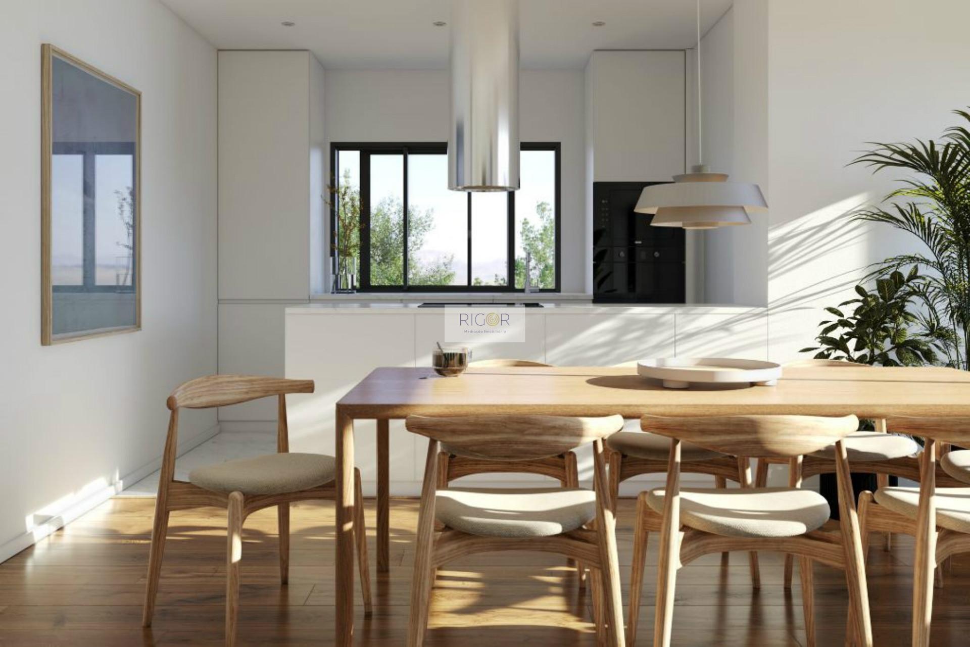 Apartamento T2 com varanda novo à Santa Rita