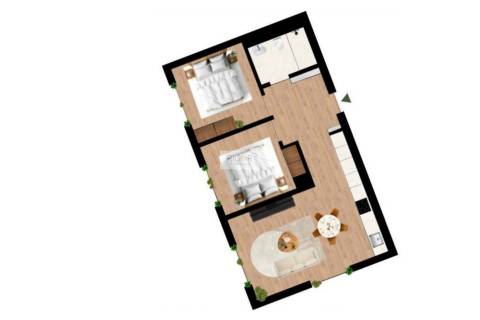 Apartamento T2 em construção em Campanhã