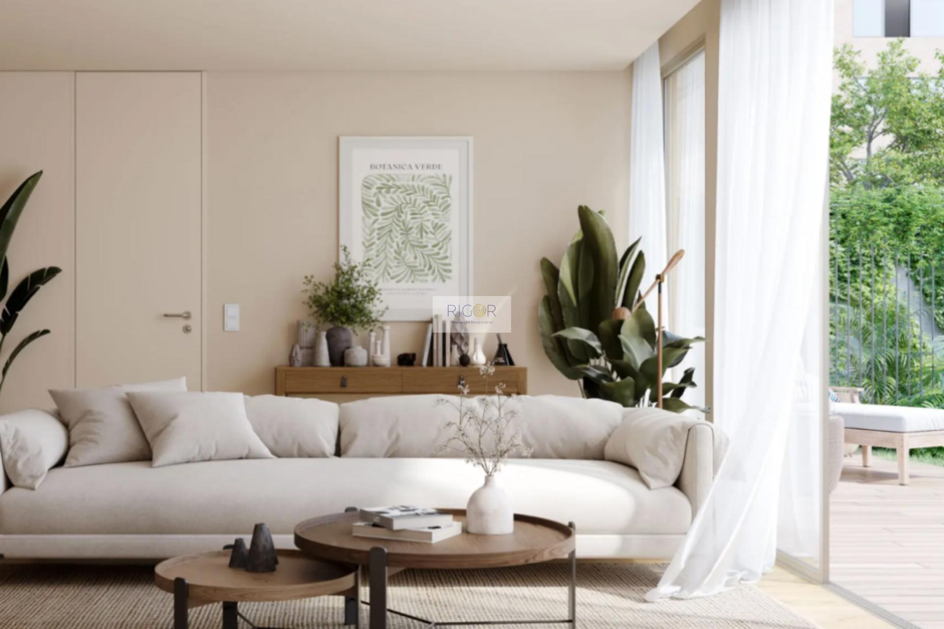 Apartamento T1 com jardim de a 300mts da praia de Matosinhos