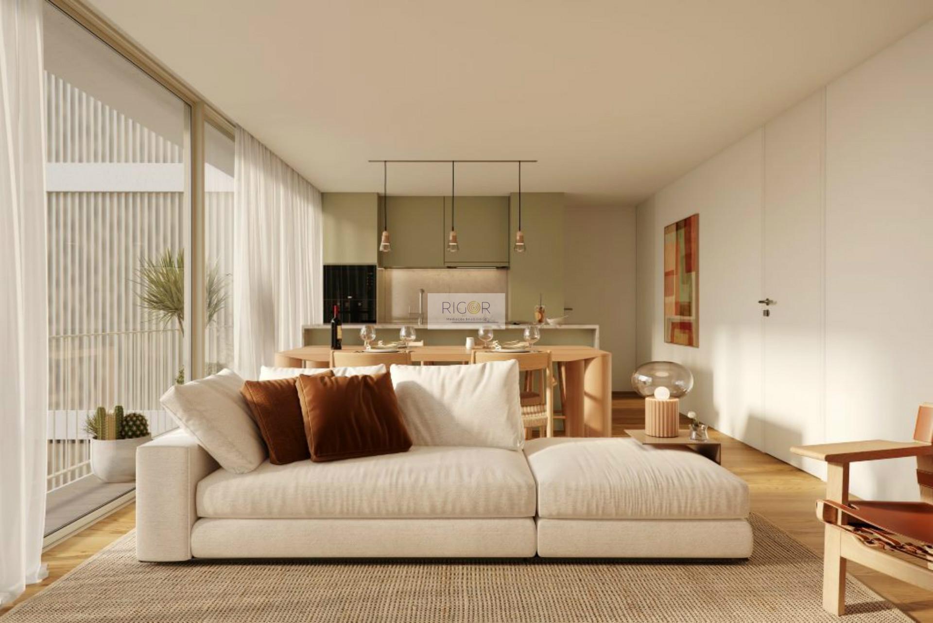 Apartamentos T2 a 500mts da praia de Matosinhos com ginásio e jardim