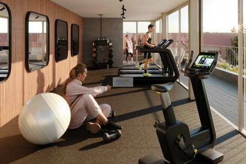 Apartamentos T2 a 500mts da praia de Matosinhos com ginásio e jardim