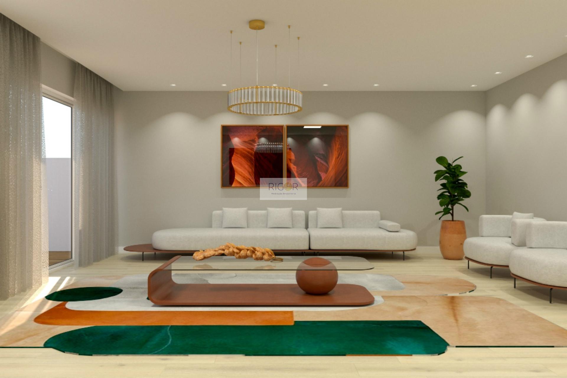 Moradia T3 de 2 frentes e jardim em construção em Águas Santas