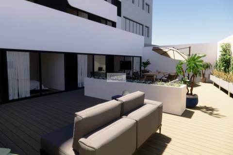 Apartamento T3 em Matosinhos sul com terraço de 100m2