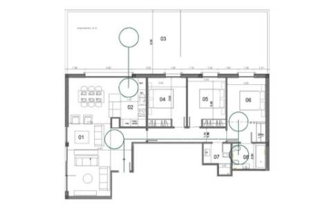 Apartamento T3 novo com terraço de 80m2 à Santa Rita