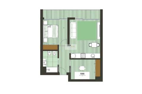 Apartamento T1+1 novo junto à Areosa e Pólo Universitário.