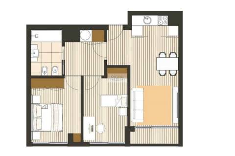 Apartamento T2 novo junto à Areosa e Pólo Universitário.