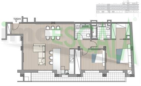 Apartamento de luxo T3 em Almeirim