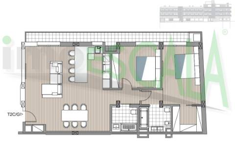 Apartamento de luxo T2 em Almeirim