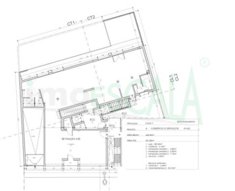 Loja 242 m2 no centro da cidade Almeirim