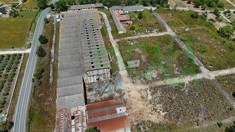 Armazém inserido num terreno de 47.000 m2