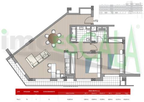 Apartamento de luxo T2 em Almeirim